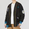 Team Badge V-neck Jacket “Black”