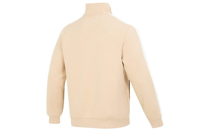 Team Badge Zipper Jacket “Beige”