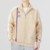 Team Badge Zipper Jacket “Beige”