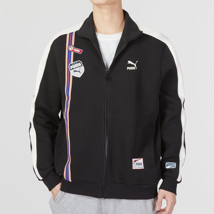 Team Badge Zipper Jacket “Black”