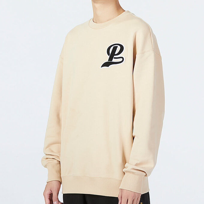 Team Crew Logo Sweatshirt “Beige”