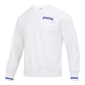 Team Crew Tr Logo Long Sleeve Sweater “White”