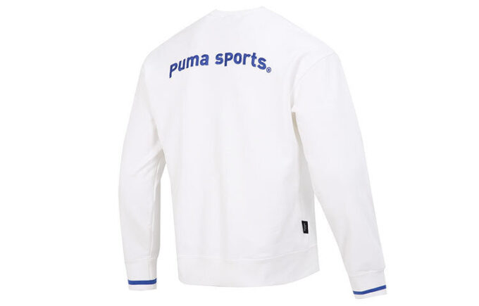 Team Crew Tr Logo Long Sleeve Sweater “White”