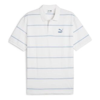 TEAM Polo Shirt “White Blue”