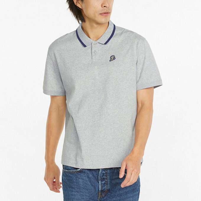 Team Polo Tee “Grey”