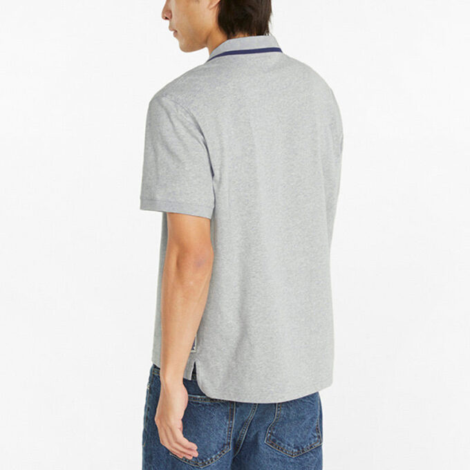 Team Polo Tee “Grey”