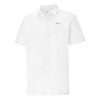 Tech Pique Polo Shirt “White Black”