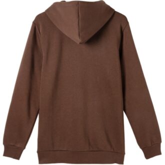 Tonal Sportswear Logo Zip Hoodie “Brown”