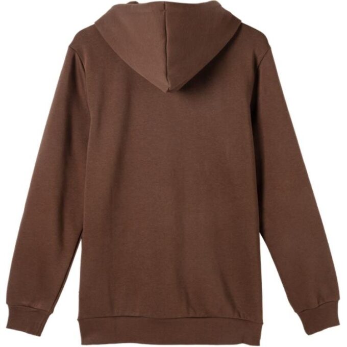 Tonal Sportswear Logo Zip Hoodie “Brown”