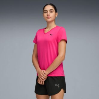 Train All Day Essentials Women V-Neck Training Tee