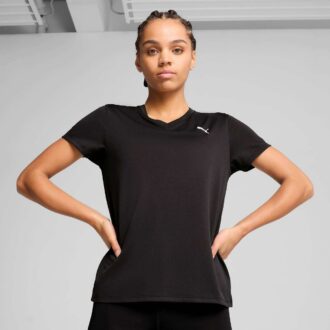 Train All Day Essentials Women V-Neck Training Tee