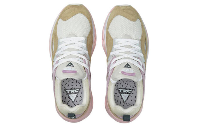 Trc Blaze Athleisure Casual Sports Shoe Unisex Brown White Pink