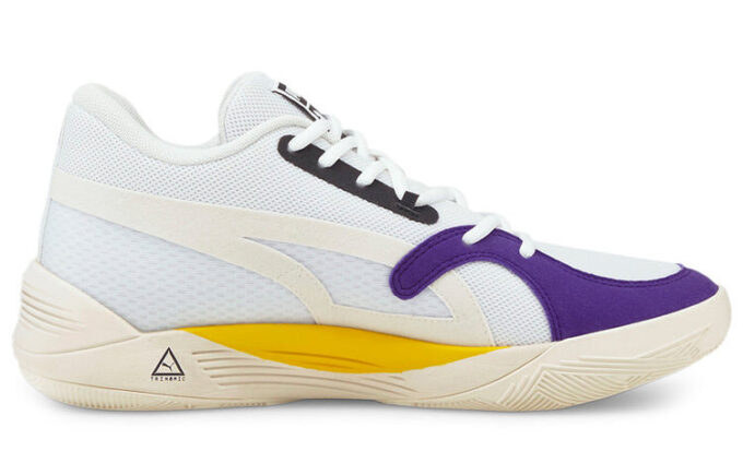 TRC Blaze Court “White Spectra Yellow”