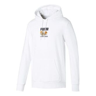 Trend Aop Graphic Hoodie “White Black Yellow”