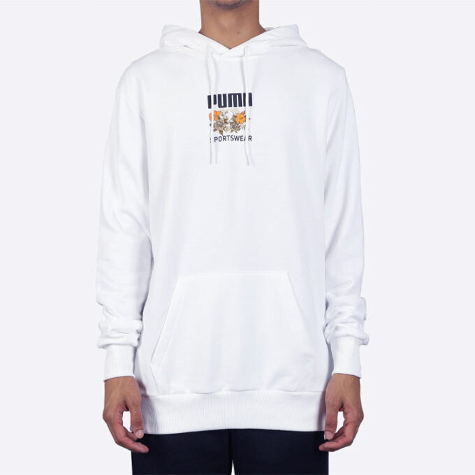 Trend Aop Graphic Hoodie “White Black Yellow”