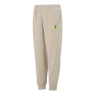Trend Graphic Logo Pants “Beige”