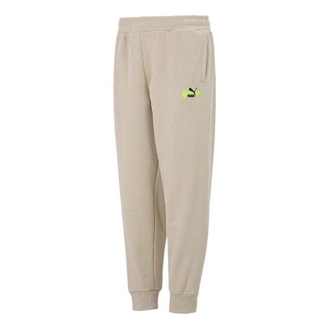 Trend Graphic Logo Pants “Beige”