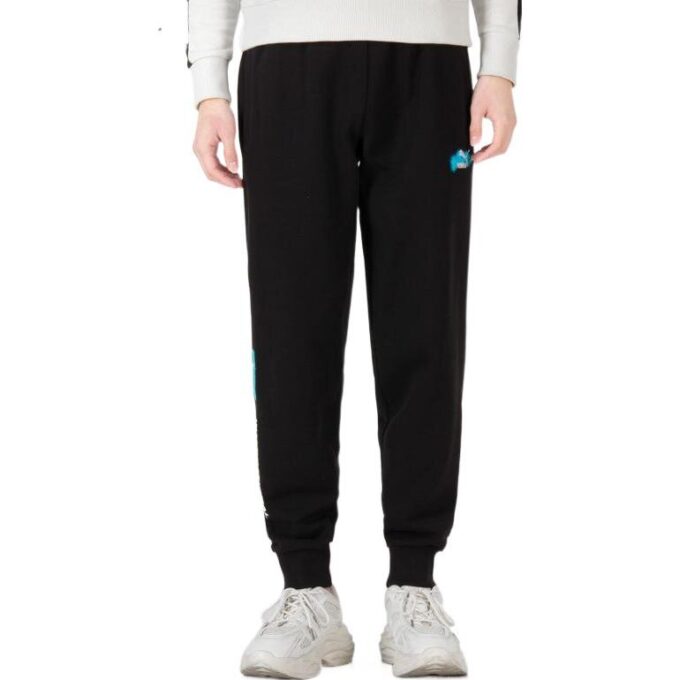 Trend Graphic Logo Pants “Black”