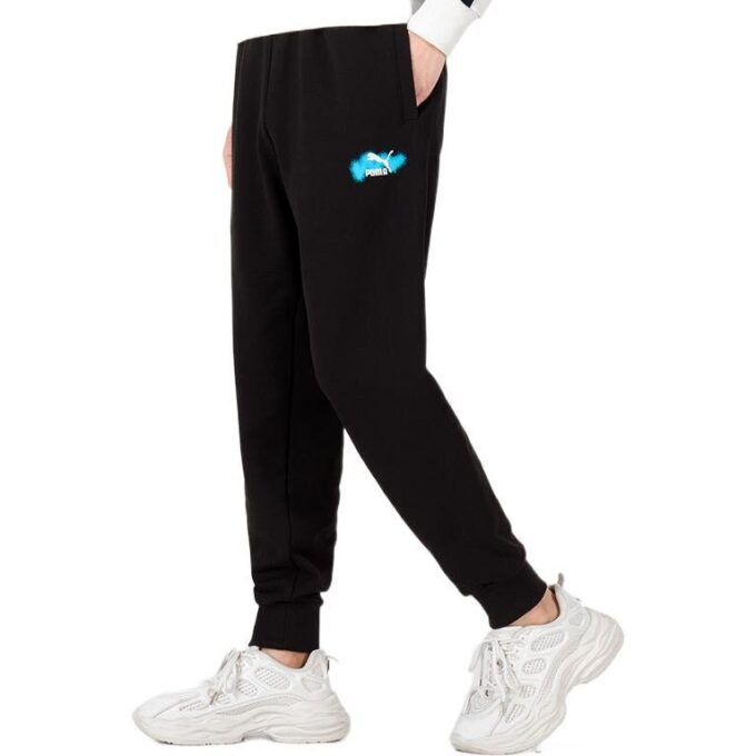 Trend Graphic Logo Pants “Black”