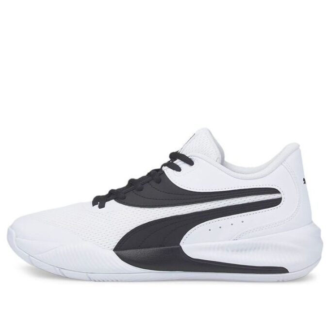 Triple Low Tops White Black