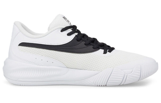 Triple Low Tops White Black