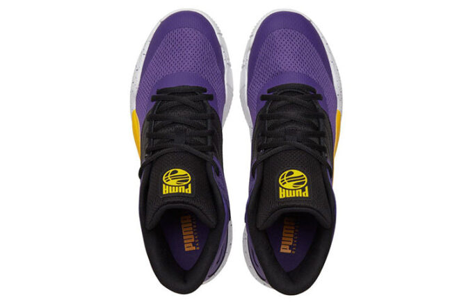 Triple Mid Splatter “Prism Violet Spectra Yellow”