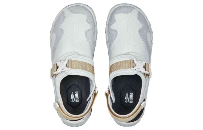 TS-01 Retro Sandals “Feather Grey”