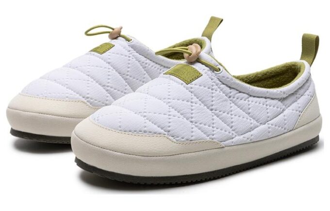 Tuff Padded Plus Slippers “White Green”