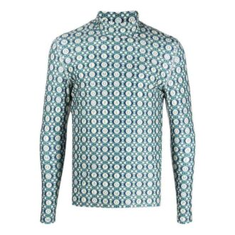 Turtlenecks Long Sleeve Shirts “Green”