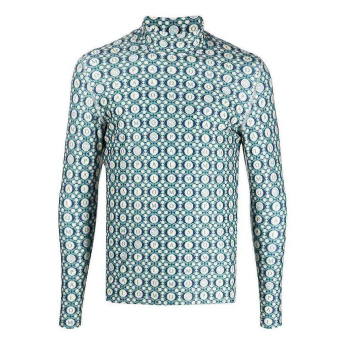 Turtlenecks Long Sleeve Shirts “Green”