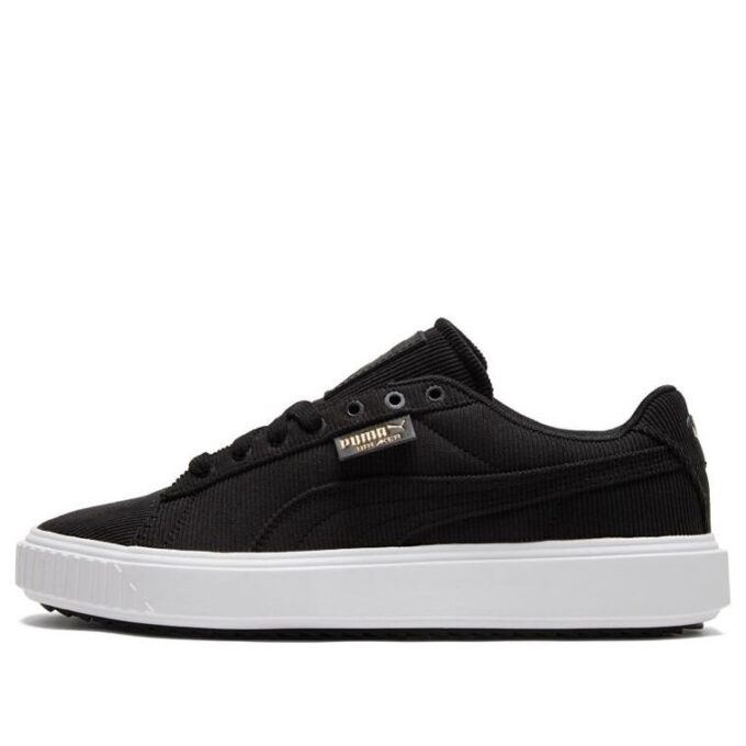 Unisex Breaker Corduroy Sneakers Black/White