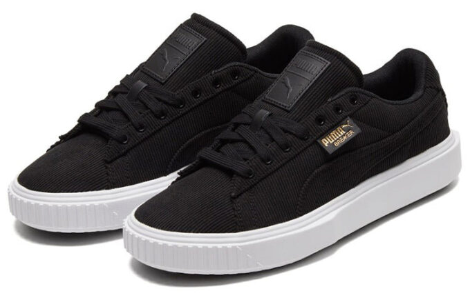 Unisex Breaker Corduroy Sneakers Black/White