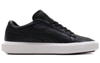 Unisex Breaker Leather Sneakers Black