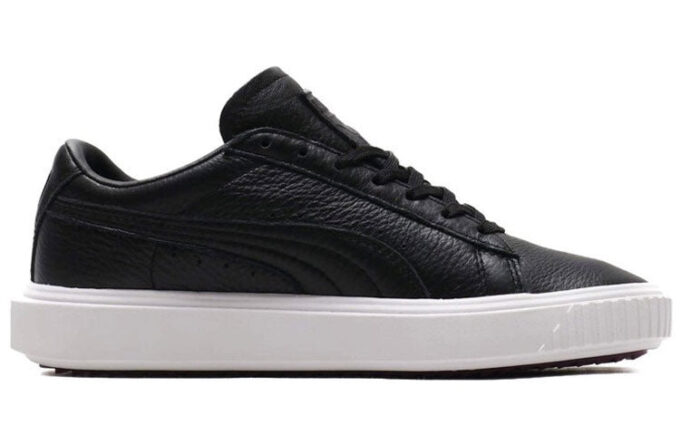 Unisex Breaker Leather Sneakers Black