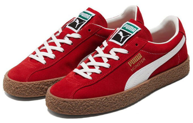 Unisex Muenster Og Sneakers Red/Brown