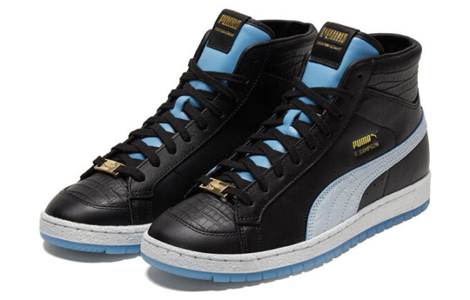 Unisex Ralph Sampson 70 Mid Layer Sneakers Black/Blue