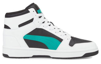 Unisex Rebound LayUp Mid-Top Black/White/Green