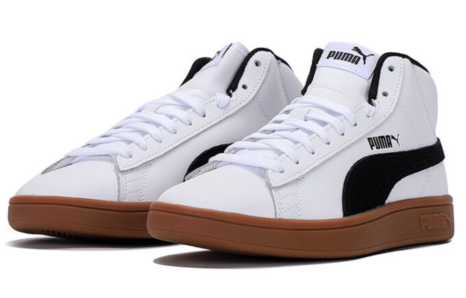 Unisex Smash V2 Mid-Top Sneakers White