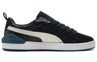 Unisex Suede Bloc Sneakers Black