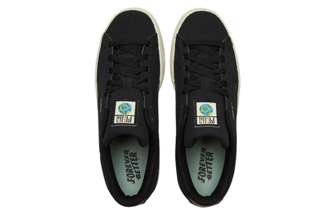 Unisex Suede Classic Low-Top Sneakers Black