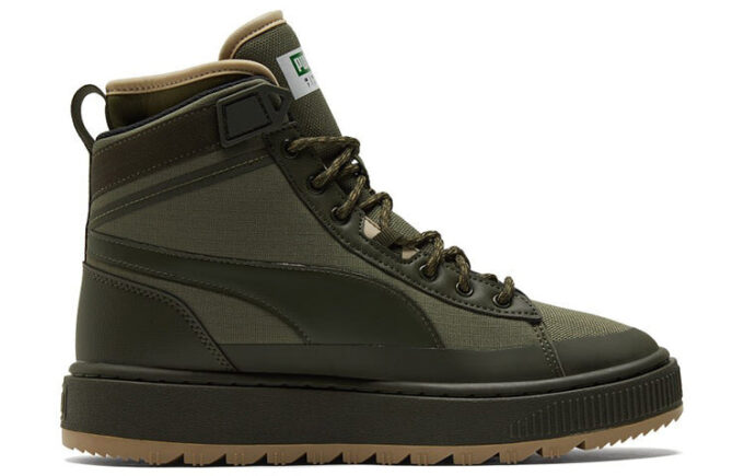 Unisex Suede Mid WTR Sneakers Green