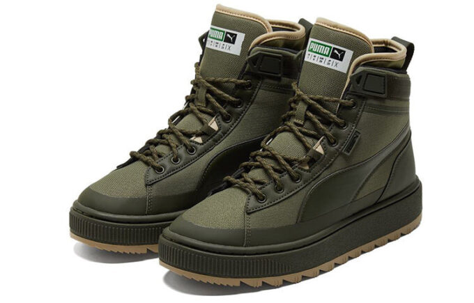 Unisex Suede Mid WTR Sneakers Green