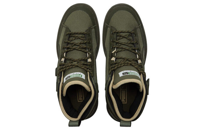Unisex Suede Mid WTR Sneakers Green
