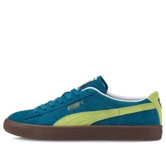 Unisex Suede Vtg Sneakers Blue/Green