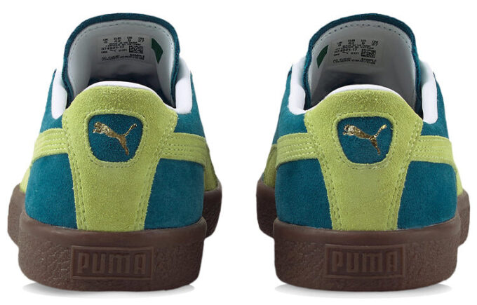 Unisex Suede Vtg Sneakers Blue/Green