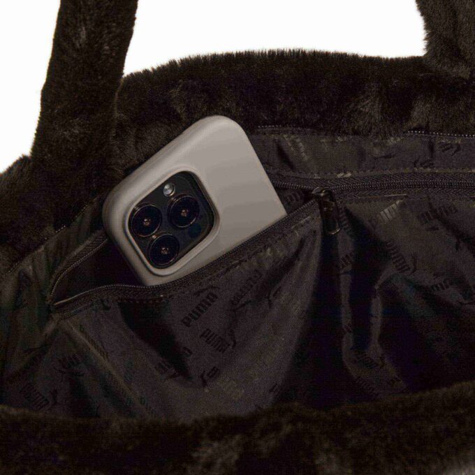 Up Women Faux Fur Tote Bag