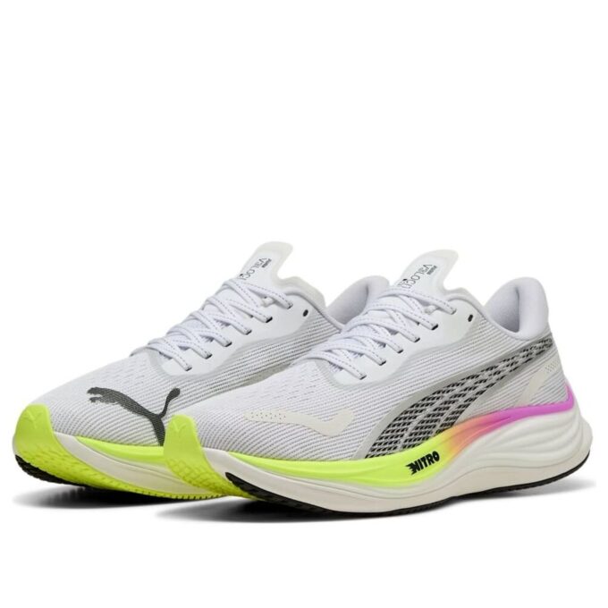 Velocity Nitro 3 “White Pure Magenta Yellow Alert”