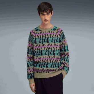 Vintage Men Knit Sweater