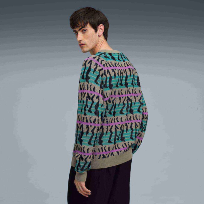 Vintage Men Knit Sweater