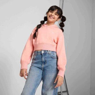 Wardrobe Essentials Big Kids’ Short Length Hoodie